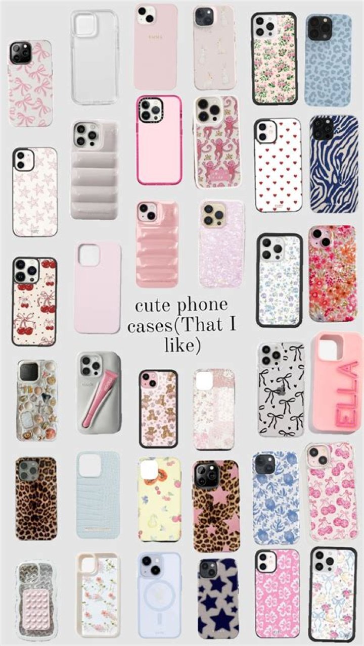 Match your fave influencers with these cute phone cases