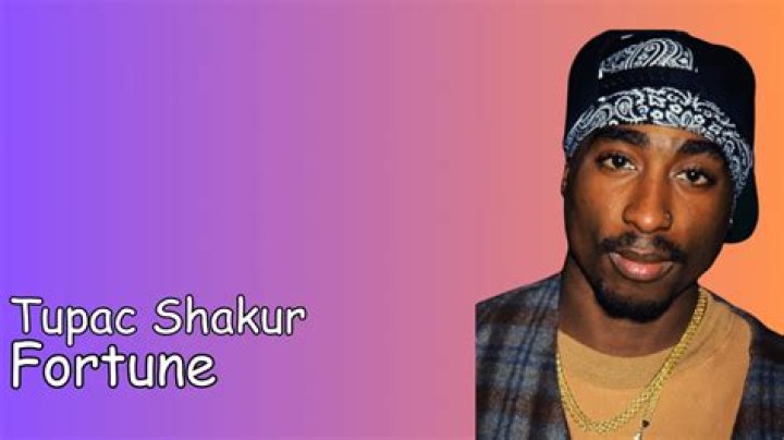 Tupac Shakur (2pac) Fortune